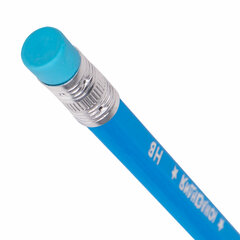 Набор ЮНЛАНДИЯ &laquo;Неончики&raquo;, 8 карандашей чернографитных HB + 2 ластика, блистер, 181783