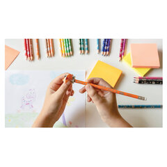 Карандаши цветные стираемые с ластиком BIC &laquo;Kids Evolution Illusion&raquo;, 12 цветов, круглые, 987868