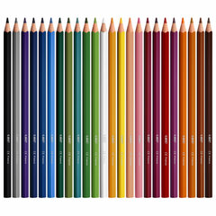 Карандаши цветные BIC &laquo;Intensity&raquo;, 12 цветов, трехгранные, 9505272