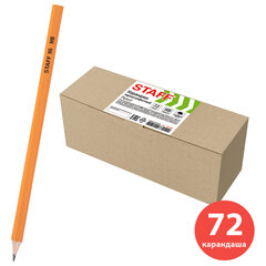 Изображение товара Карандаши чернографитные простые HB, ВЫГОДНАЯ УПАКОВКА КОМПЛЕКТ 72 штуки, STAFF, 181880