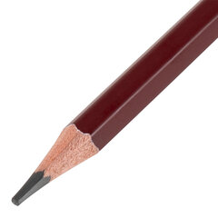 Карандаш чернографитный художественный 6B, 1 шт., BRAUBERG ART &laquo;PREMIERE&raquo;, ВЫСШЕЕ КАЧЕСТВО, 181890