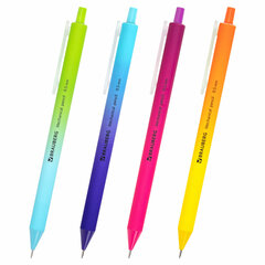 Карандаш механический 0,5 мм, BRAUBERG SOFT &laquo;Grade&raquo;, HB, корпус soft-touch ассорти, 181958