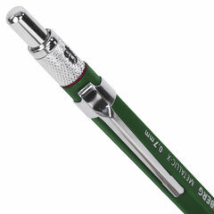 Карандаш механический 0,7 мм + грифели HB 24 штуки на блистере, BRAUBERG &laquo;METALLIC-X 07&raquo;, металлические детали, 181966