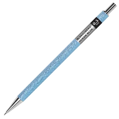 Карандаш механический 0,5 мм + грифели HB 12 штук на блистере, BRAUBERG &laquo;LIGHT BLUE&raquo;, 181970