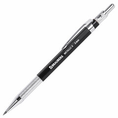 Изображение товара Механический карандаш BRAUBERG METALLIC X-20 с грифелем 2 мм и встроенной точилкой