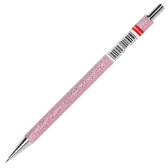 Карандаш механический 0,5 мм, HB, BRAUBERG &laquo;ROSE PINK&raquo;, металлический корпус, 181979