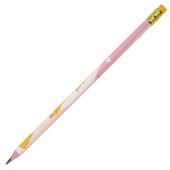 Набор карандашей чернографитных с принтом ЮНЛАНДИЯ &laquo;FAT ANIMALS&raquo;, 12 штук, HB, с ластиком, корпус ассорти, 182035