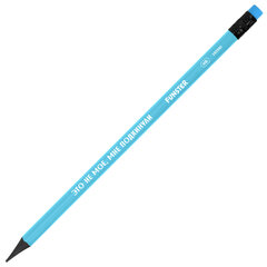 Набор карандашей чернографитных с мемной надписью FUNSTER (ФАНСТЕР) FUNNY NOTES CLRD, 6 штук, HB, с ластиком, 182040