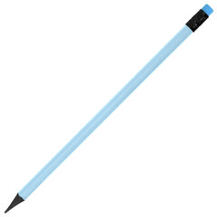 Набор карандашей чернографитных с мотивирующей надписью FUNSTER (ФАНСТЕР) FUNNY NOTES PSTL, 6 штук, HB, с ластиком, 182041