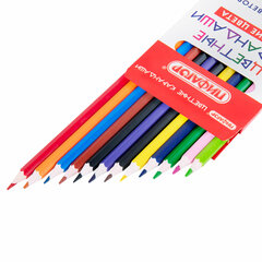 Карандаши цветные ПИФАГОР ЭКО &laquo;КЛАССИК&raquo;, 12 цветов, шестигранные, 182048