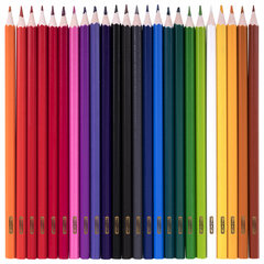 Карандаши цветные ПИФАГОР ЭКО &laquo;КЛАССИК&raquo;, 24 цвета, шестигранные, 182050