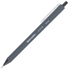 Карандаш механический 0,5 мм BRAUBERG &laquo;VIVID&raquo;, корпус soft-touch ассорти, 182063
