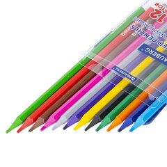 Карандаши цветные BRAUBERG, 12 цветов, цветной корпус, упаковка ПВХ-бокс, шестигранные, 182067