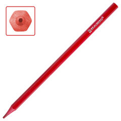 Карандаши цветные BRAUBERG, 24 цвета, цветной корпус, ПВХ-бокс, шестигранные, 182068