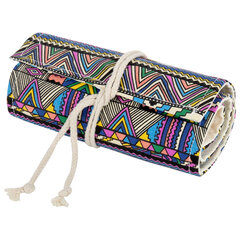 Карандаши цветные стираемые в пенале-скрутке BRAUBERG, 48 цветов + точилка и ластик, 182071