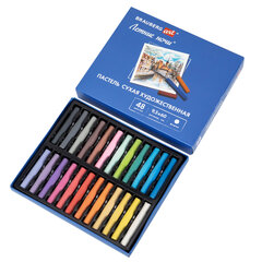 Пастель сухая художественная BRAUBERG ART &laquo;Летние ночи&raquo;, 48 цветов, круглое сечение, 182092