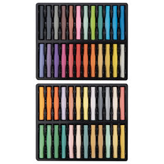 Пастель сухая художественная BRAUBERG ART &laquo;Летние ночи&raquo;, 48 цветов, круглое сечение, 182092