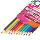 Карандаши цветные кросс-серия МОНСТРИКИ, 12 цветов, трехгранные, BRAUBERG, 182112