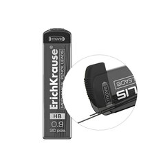 Грифели запасные для механических карандашей 0,9 мм ERICH KRAUSE, HB, КОМПЛЕКТ 20 ШТ,