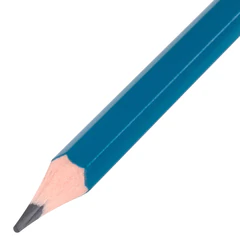 Карандаш чернографитный с ластиком STAFF EVERYDAY BLP-MRN, 1 шт., НВ, корпус ассорти, 182167