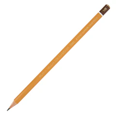 Карандаши чернографитные KOH-I-NOOR &laquo;1580&raquo;, НАБОР 3 шт., HB, без резинки, заточенные, блистер
