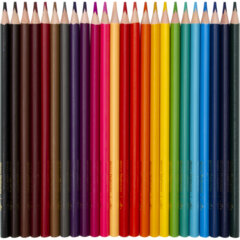 Карандаши цветные ЛУЧ &laquo;Школа Творчества&raquo;, 24 цвета, трехгранные, натуральное дерево, 30С 1808-08