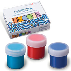 Краски акриловые художественные глянцевые &laquo;Декола&raquo;, 12 цветов по 20 мл, в баночках, Невская Палитра, 2941116