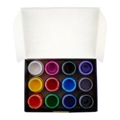 Краски акриловые по стеклу и керамике &laquo;Декола&raquo;, 12 цветов по 20 мл, в баночках, Невская Палитра, 4041114