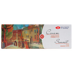 Гуашь художественная &laquo;Сонет&raquo;, 12 цветов по 40 мл, Невская Палитра, 3641064