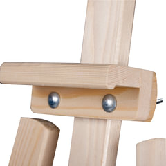 Мольберт напольный «Ученический», размер полок 130 см, угол 50-90°, в собранном виде 66&times;183&times;88 см, Невская Палитра, 750 02-1