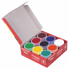 Гуашь BRAUBERG &laquo;МАГИЯ ЦВЕТА&raquo;, 9 цветов по 20 мл, 190556