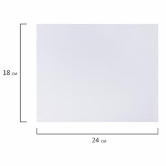 Холст на картоне BRAUBERG ART CLASSIC, 18&times;24 см, грунтованный, 100% хлопок, мелкое зерно, 190619