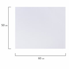 Холст на картоне BRAUBERG ART CLASSIC, 50&times;60 см, грунтованный, 100% хлопок, мелкое зерно, 190623