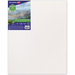 Холст на подрамнике BRAUBERG ART CLASSIC, 24&times;30см, грунт., 45%хлоп., 55%лен, среднее зерно, 190635