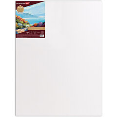 Холст на подрамнике BRAUBERG ART PREMIERE, 60&times;80см, грунтованный, 100% лен, среднее зерно, 190642