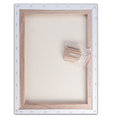 Холст на подрамнике BRAUBERG ART CLASSIC, 30&times;40 см, 440 г/<wbr/>м<sup>2</sup>, грунт, 100% хлопок, крупное зерно, 190645