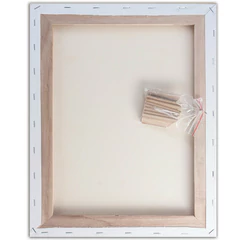 Холст на подрамнике BRAUBERG ART CLASSIC, 40&times;50 см, 440 г/<wbr/>м<sup>2</sup>, грунт, 100% хлопок, крупное зерно, 190646