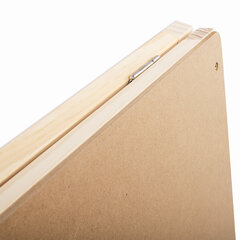 Мольберт напольный BRAUBERG ART CLASSIC &laquo;Хлопушка&raquo;, планшет 60&times;60см, в собр.виде 60&times;120&times;5см, 190659