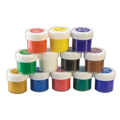 Гуашь художественная ЛУЧ &laquo;Люкс&raquo;, 12 цветов по 20 мл, на гуммиарабике, 14С1038-08