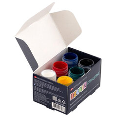 Краски акриловые глянцевые &laquo;Декола&raquo;, 6 цветов по 20 мл, в банках, Невская Палитра, 2941024