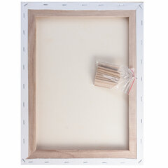 Холст на подрамнике BRAUBERG ART DEBUT, 30&times;40см, грунтованный, 100% хлопок, мелкое зерно, 191023