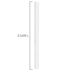 Холст в рулоне BRAUBERG ART CLASSIC, 2,1&times;10 м, грунт., 380 г/<wbr/>м<sup>2</sup>, 100% хлопок, среднее зерно, 191033