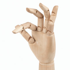 Манекен художественный BRAUBERG ART CLASSIC &laquo;РУКА&raquo;, высота 30 см., мужская правая, дерево, 191297