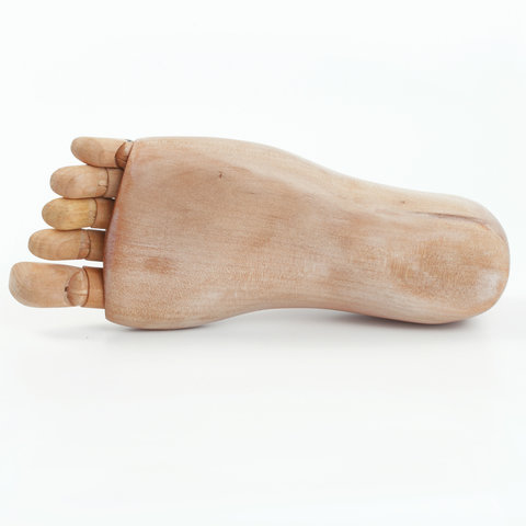 Манекен художественный BRAUBERG ART CLASSIC "СТОПА", длина 25 см., мужская левая, дерево, 191300