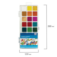 Краски акварельные ГАММА &laquo;Классическая&raquo;, 24 цвета, медовые, пластиковый корпус, европодвес, 1009198