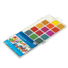 Краски акварельные ГАММА &laquo;Классическая&raquo;, 24 цвета, медовые, пластиковый корпус, европодвес, 1009198