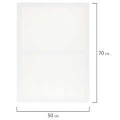 Холст на подрамнике BRAUBERG ART DEBUT, 50&times;70 см, 280 г/<wbr/>м<sup>2</sup>, грунт, 100% хлопок, мелкое зерно, 191646