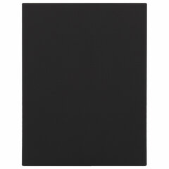 Холст на подрамнике черный BRAUBERG ART CLASSIC, 30&times;40см, 380г/<wbr/>м, хлопок, мелкое зерно, 191650
