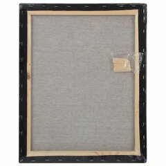 Холст на подрамнике черный BRAUBERG ART CLASSIC, 40&times;50см, 380 г/<wbr/>м, хлопок, мелкое зерно, 191651