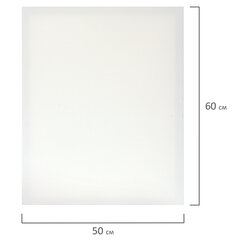 Холст на подрамнике BRAUBERG ART CLASSIC, 50&times;60 см, 420 г/<wbr/>м<sup>2</sup>, 45% хлопок 55% лен, среднее зерно, 191659